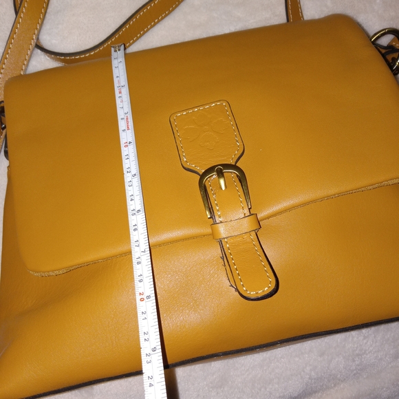 Patricia Nash Tan Leather Crossbody Bag - Picture 6 of 9